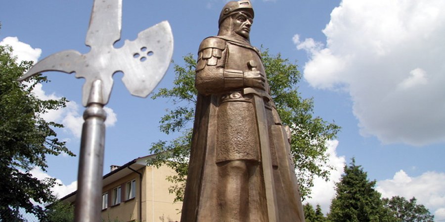 Monument of Zawisza Czarny at Garbow, Poland