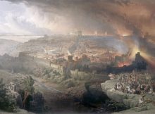 The Siege and Destruction of Jerusalem, by David Roberts (1850) via Wikipedia