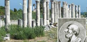 Monumental Grave Of Ancient Greek Poet Aratos Located In Mercina- But It Cannot Be Opened