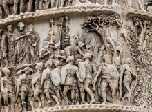 Impressive Column Of Marcus Aurelius - War Monument From Ancient Rome
