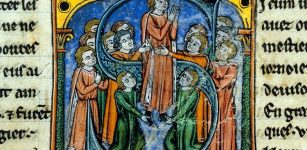 Godfrey of Bouillon being created the Lord of the city. Histoire d'Outremer by William of Tyre. Image via Wikipedia