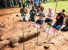 Large Statue Of Ancient Guardian Discovered At Angkor Wat