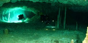 Chan Hol cave near Tulúm on the Yucatán peninsula