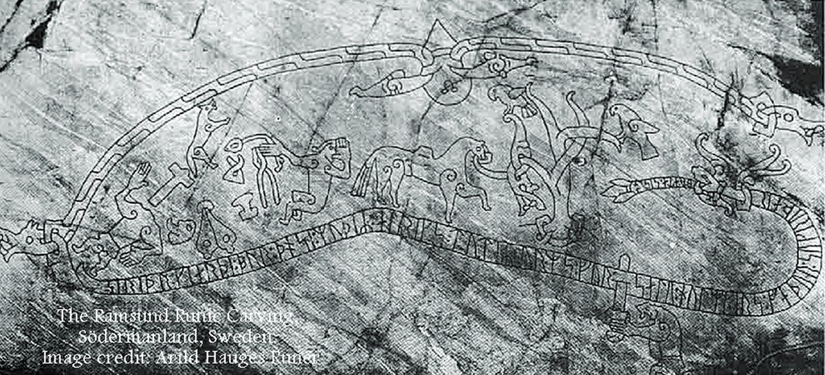 Description of the drawing: Stabbing of the dragon