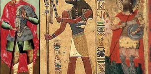 Mysterious Dog-Headed St. Christopher Reminds Of The Egyptian Jackal God Anubis