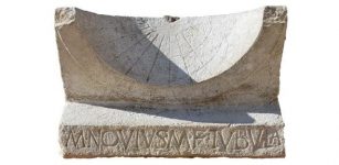 Rare 2,000-Year-Old Intact Sundial With Inscription Discovered In Italy