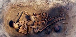 The burial site of the noblewoman, also containing the remains of a child, offers a wealth of clues about the life of ancient people of Okunev . Picture: IIMK RAS