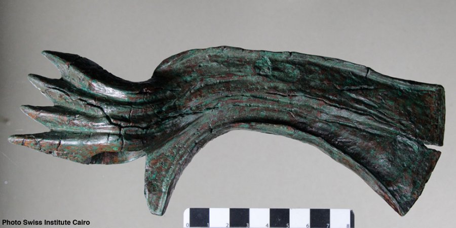 One of the discovered artifacts. Photo Courtesy: Ministry of Antiquities Official Facebook page