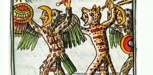 Eagle and Jaguar Warriors, Florentine Codex Book.