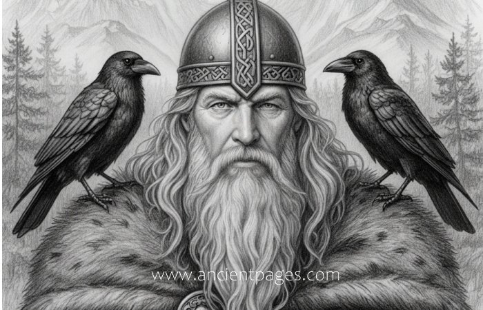 Huginn and Muninn: Powerful Ravens Of Odin, Supreme God In Asgard In Norse Mythology