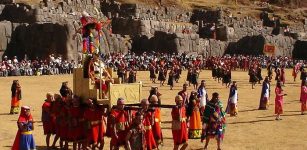 Inti Raymi (Festival of the Sun) at Sacsayhuaman,Cusco