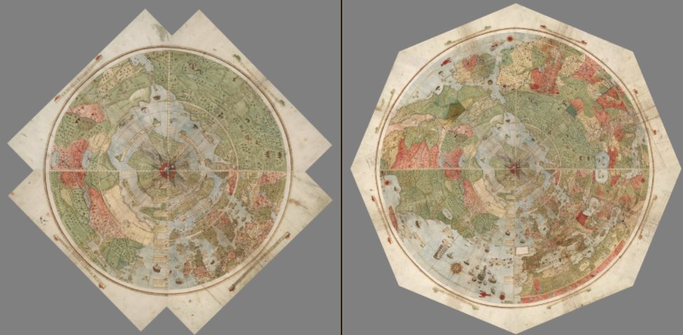 Unique Ancient Map Depicts The Earth As Seen From Space