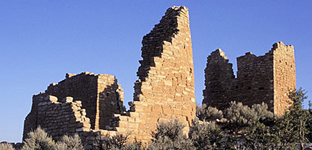 Hovenweep National Monument ruins.