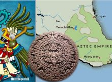 It was Alexander von Humboldt, a Prussian geographer, naturalist, explorer, who named the Mexica - the Aztecs. He put together the name “Aztlan” and “tec(atl)” where Aztlan “('Place of the Herons') was the mythical homeland of the Mexica, and -teca(h) literally means ‘people of’. Today the name 'Aztec' refers to not only the Mexica but also to the Nahuatl-speaking peoples of the Valley of Mexico and its surroundings