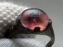 A new study suggests that a ninth century ring from a Viking site in Sweden came directly from the Islamic civilization. The ring includes an inset of colored glass engraved with ancient Arabic script.