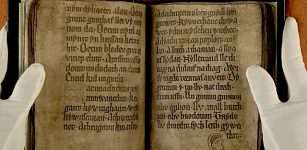 The Black Book of Carmarthen was written by a single monk around 1250 and is the oldest surviving manuscript written solely in Welsh.
