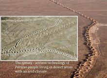 qanat - irrigation system of ancient people in Persia