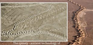 qanat - irrigation system of ancient people in Persia