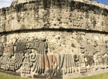 Temple of the Feathered Serpent, is highest, and most important of the temples at Xochicalco.