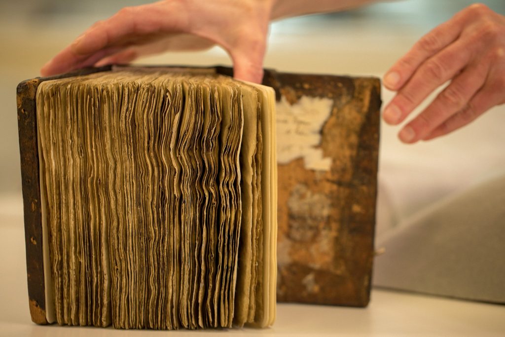 Hidden Text Of Medical Book By Doctor Galen Read For The First Time In 1000 Years 6th century translation of a book by the Greek-Roman doctor Galen. Image credit: (Farrin Abbott / SLAC National Accelerator Laboratory