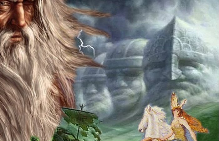 Valhalla - The Hall Of The Fallen Where Viking Hero Warriors 'Einherjar' Dwell After Death