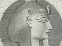 Imaginary portrait of Merenptah in a nineteenth-century engraving