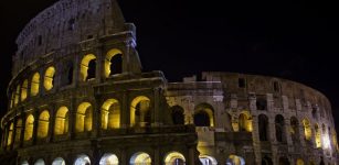 Colosseum at night