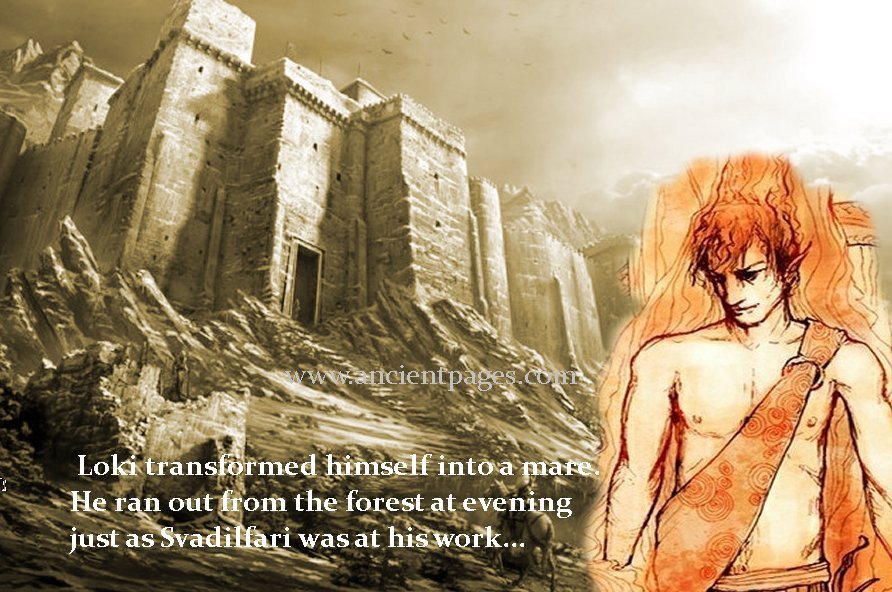 Asgard Walls Built By Giant Master Mason And Birth Of Magical Horse Sleipnir