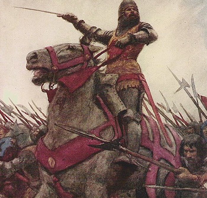 Owain Glyndwr by A.C.Michael. Arthur Cadwgan Michael (1881-1965) - Public Domain