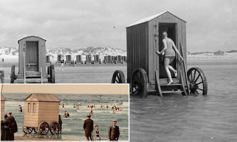 bathing machines