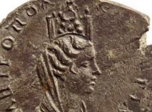 Reverse of Julia Domna coin from the mint in Caesarea, discovered in Apsaros (photo by P. Jaworski)