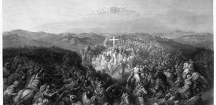 Battle of Ascalon (engraving by C. W. Sharpe, based on a painting of the same title by Gustave Doré)