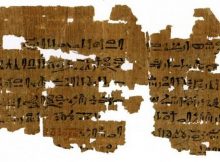 Instructions for a 3,500-year-old pregnancy test. (Photo: Carlsberg Papyrus Collection / University of Copenhagen)