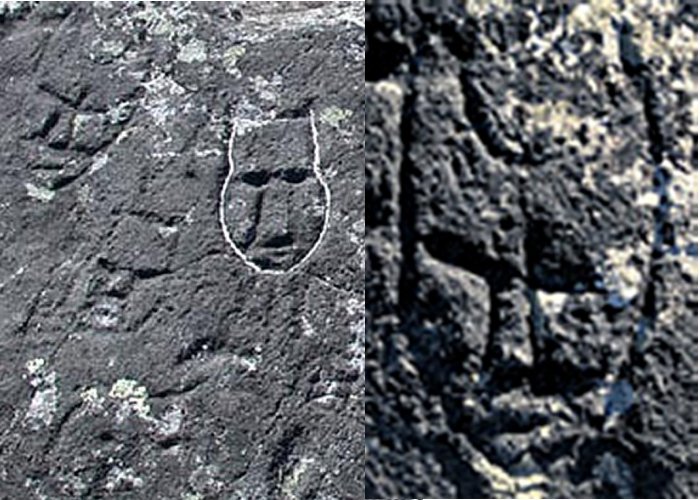 Qajartalik stone faces