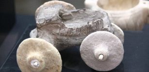 Its shape resembles a tractor, archaeologists say.