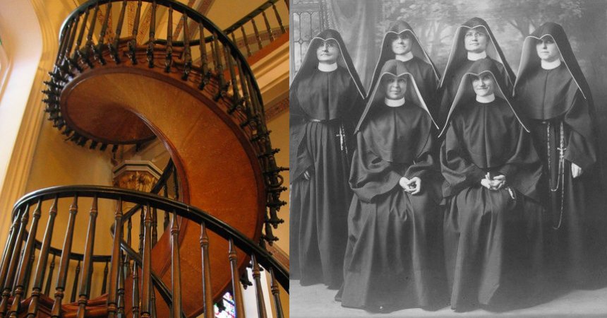 Legend Of The Loretto Chapel Staircase – Unusual Helix-Shaped Spiral Construction