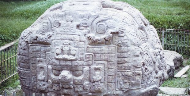 'Cosmic Monster' Zoomorph At Quiriguá Ruled By Cauac Sky, Great Maya Leader