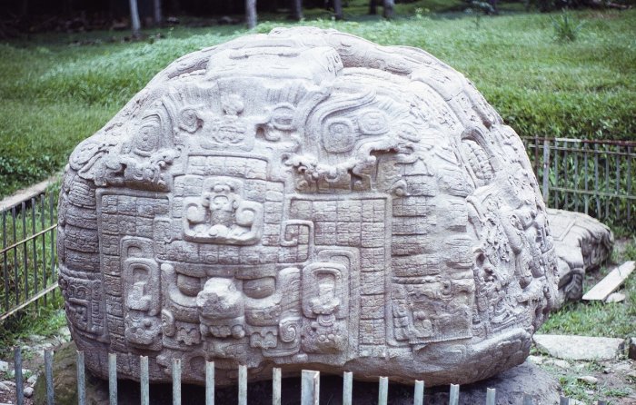 'Cosmic Monster' Zoomorph At Quiriguá Ruled By Cauac Sky, Great Maya Leader