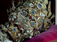 St Benedictus: Thousands of skeletons were dug up from Roman catacombs in the 16th century and installed in towns around Germany, Austria and Switzerland on the orders of the Vatican