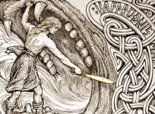Fenrir Killed At Ragnarok By Vidar Who Avenged His Father Odin's Death