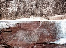 Sunduki observatory - ancient paintings,16,000 years old