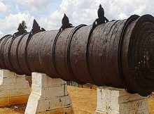 Forged-welded cannon, India
