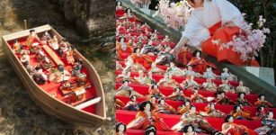Hina Nagashi Festival – Sending Dolls Into The Ocean In Boats To Celebrate Girl's Day in Japan An Ancient Shinto Tradition