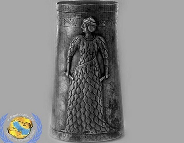 silver goblet (Photo from Persian Gulf Studies Center)
