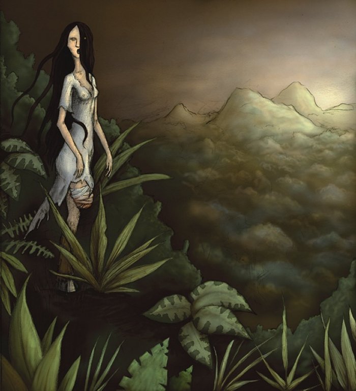 Horrible woman who likes to suck blood to men is very patasola similar to the difference that it cut into their tasajos victims.