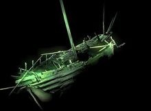 Photogrammetric model of the ship's stern. Credit: Deep Sea Productions/MMT