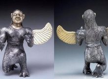 Ancient Unusual Winged Half-Human And Half-Animal Divine Creature With Supernatural Powers