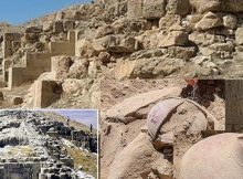The team of archaeology experts unearth the hidden treasures of the Urartian Kingdom. (AA)