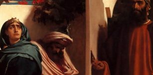 Jezabel and Ahab (c. 1863) by Frederic Leighton