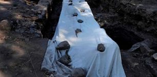 In this file photo taken on August 06, 2017, a general view of an archeological excavation site, believed to be the location of a biblical village that was home to Saint Peter, near the Sea of Galilee